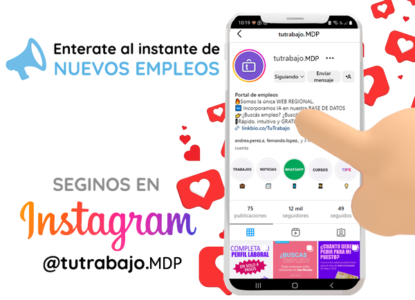 Seguinos en Instagram